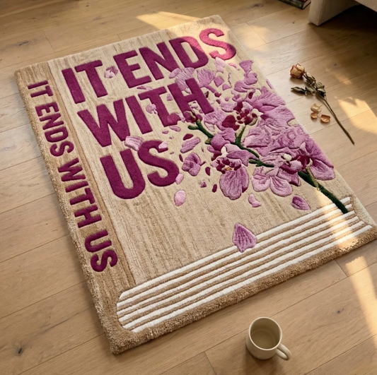 The "With Us" Book Rug