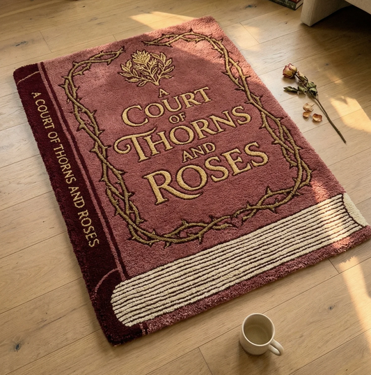 The "Thorns & Roses" Book Rug