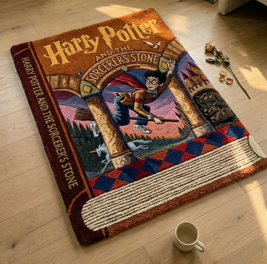 The Harry Potter Book Rug